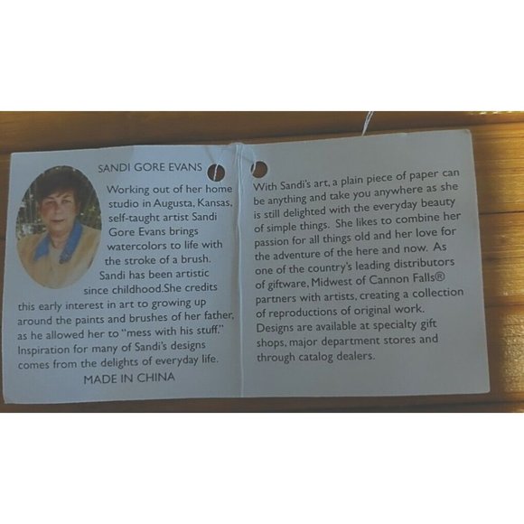 Jolly Follies Figurine "S’MORES THE MERRIER” Tealight Holder by Sandi Gore Evans - Picture 12 of 12